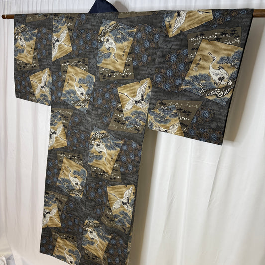 "Crane, Pine, Tortoise" Man's Juban Underkimono