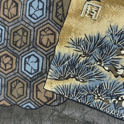 "Crane, Pine, Tortoise" Man's Juban Underkimono