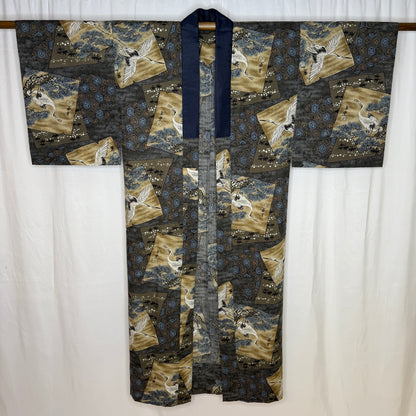 "Crane, Pine, Tortoise" Man's Juban Underkimono