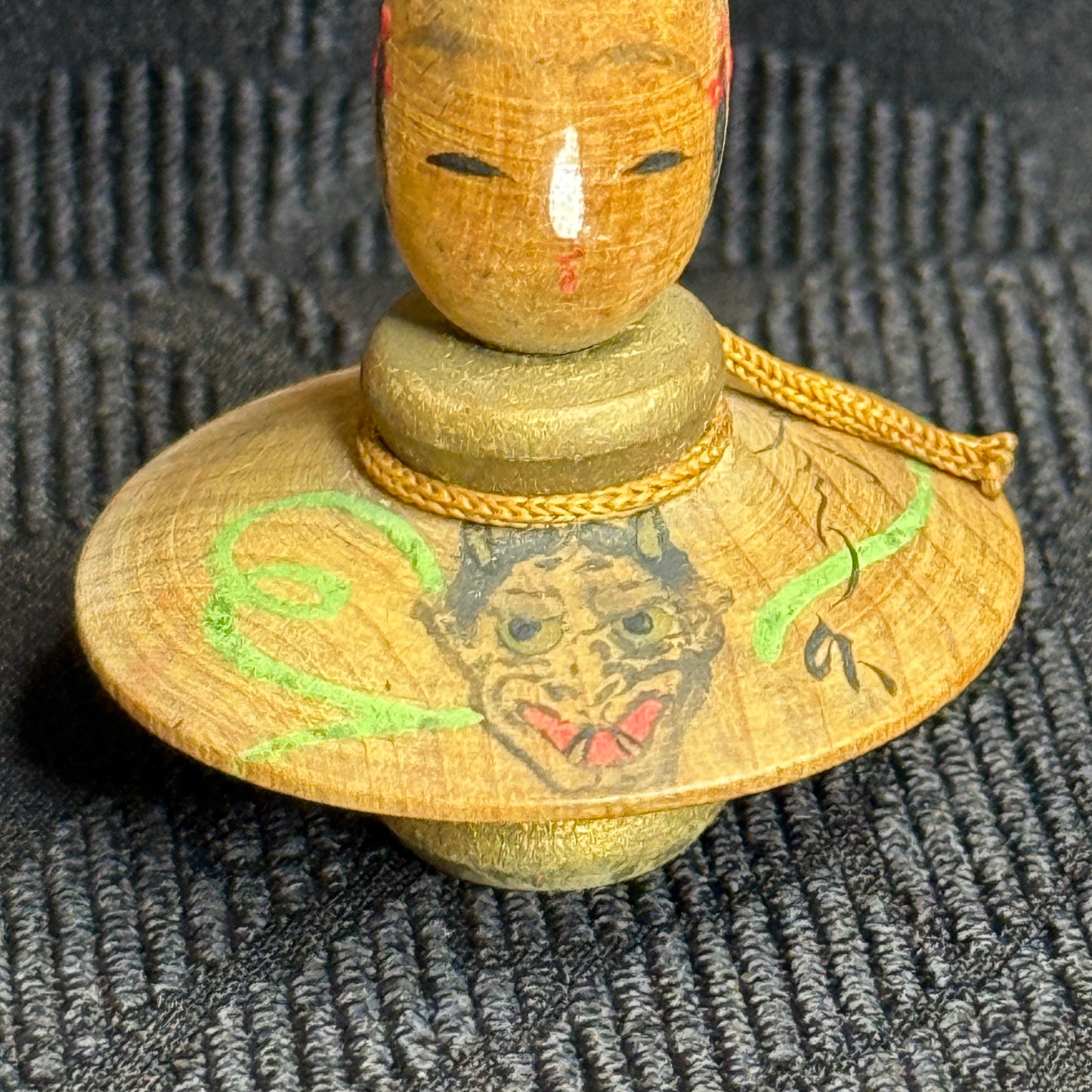 "Oni Dancer" Vintage Kokeshi Doll