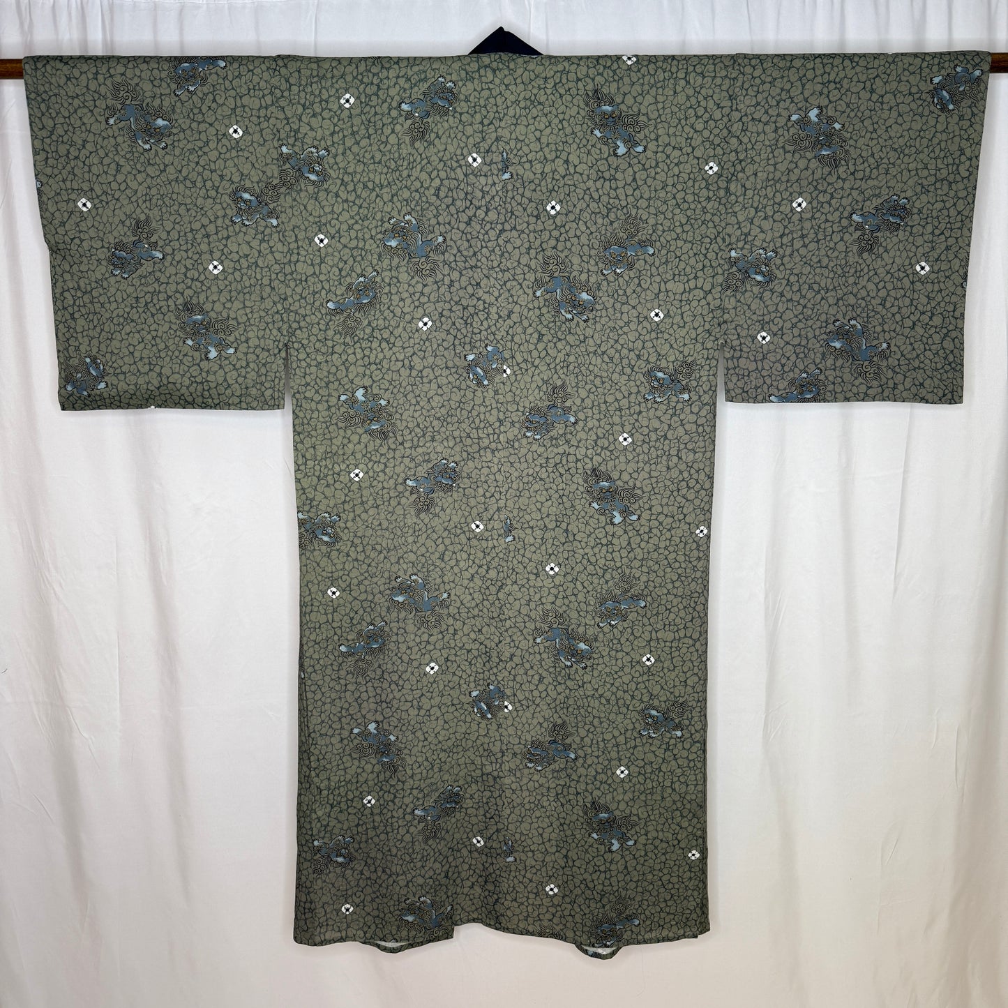 "Karajishi" Man's Juban Underkimono