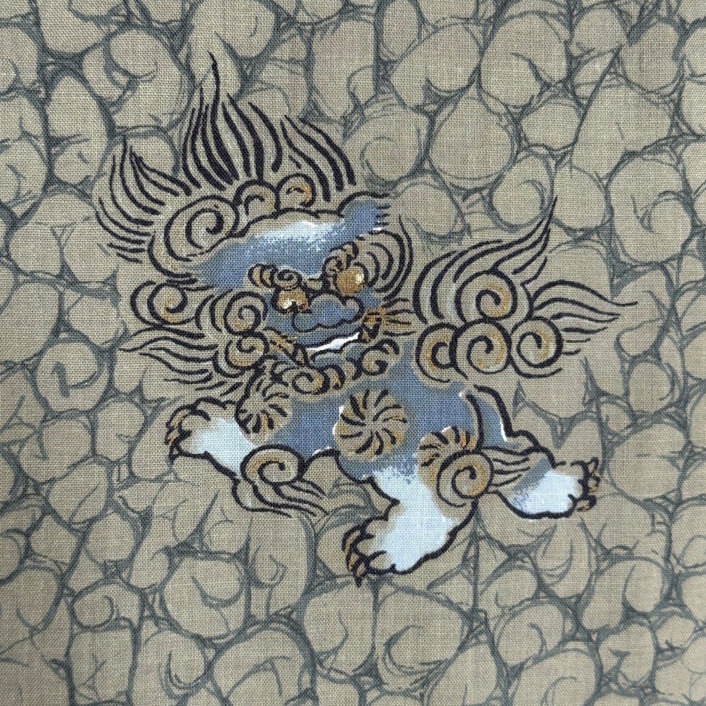 "Karajishi" Man's Juban Underkimono