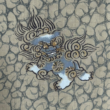 "Karajishi" Man's Juban Underkimono