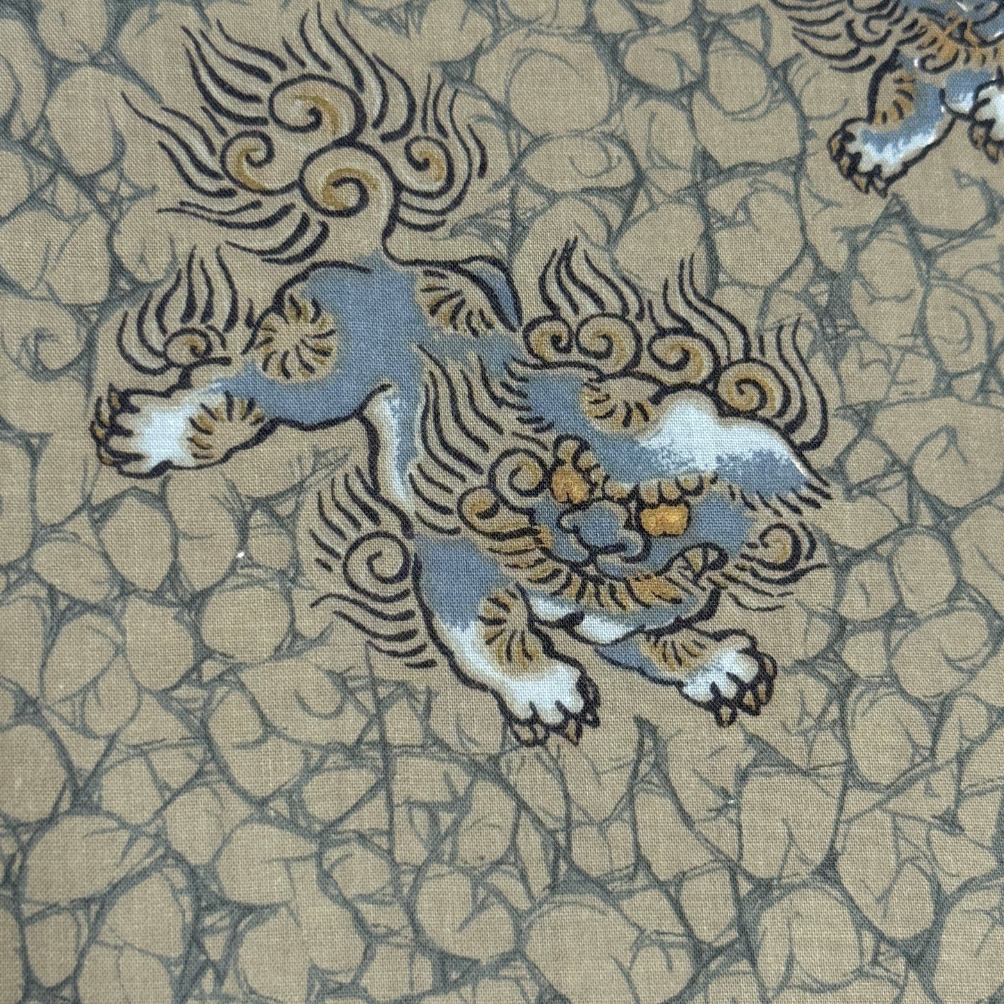 "Karajishi" Man's Juban Underkimono