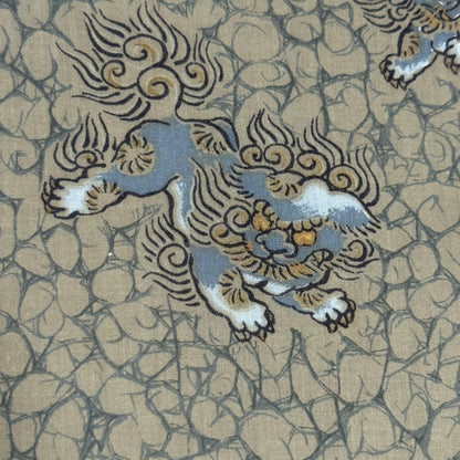 "Karajishi" Man's Juban Underkimono