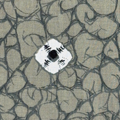 "Karajishi" Man's Juban Underkimono