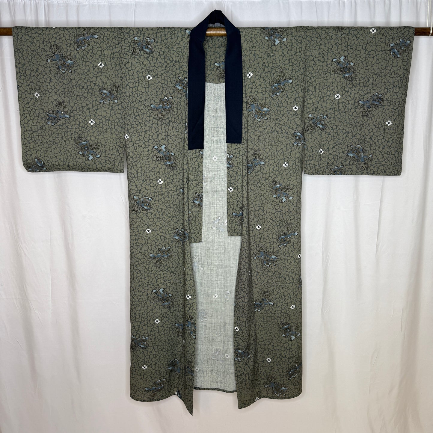 "Karajishi" Man's Juban Underkimono