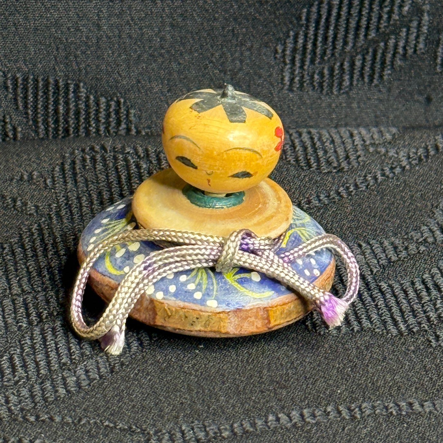 "Spinning Sweethearts" Vintage Kokeshi Doll Pair