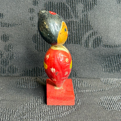 "Geisha Girl" Vintage Kokeshi Doll