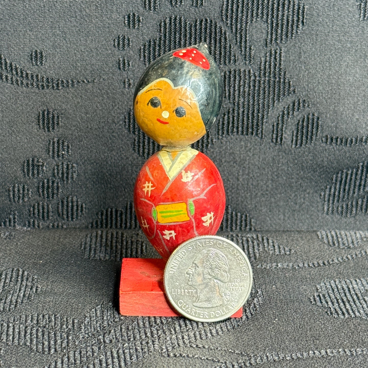 "Geisha Girl" Vintage Kokeshi Doll