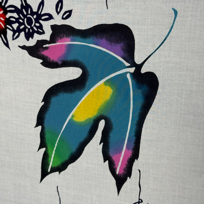 "Painted Leaves" Vintage Kimono Yardage