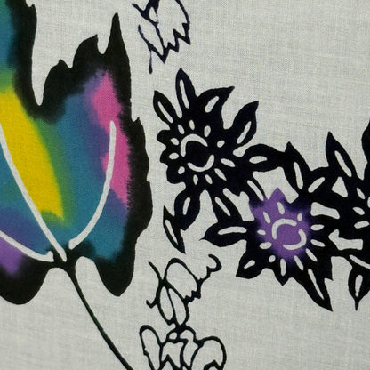 "Painted Leaves" Vintage Kimono Yardage