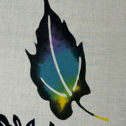 "Painted Leaves" Vintage Kimono Yardage