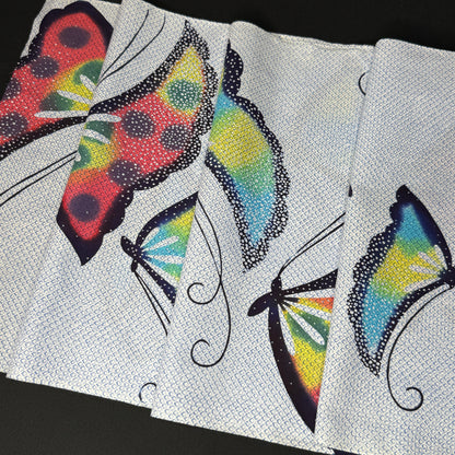 "Butterfly Beat" Vintage Kimono Yardage