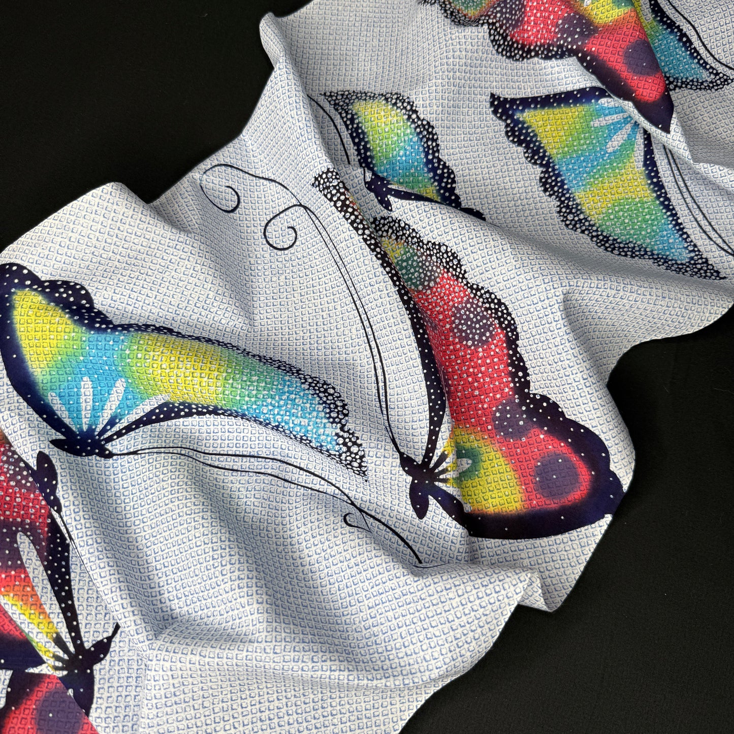 "Butterfly Beat" Vintage Kimono Yardage