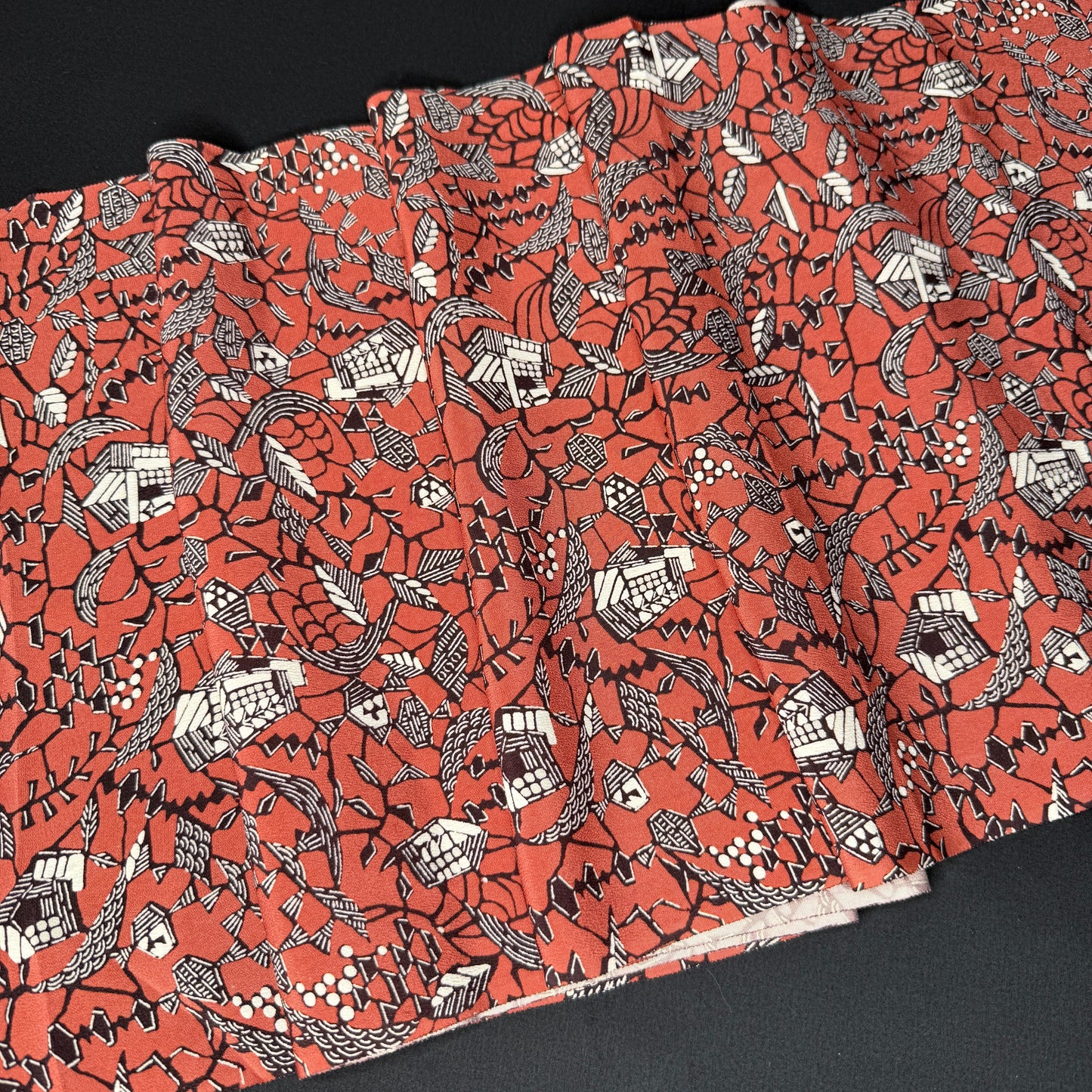 "Hidden Village" Vintage Kimono Yardage