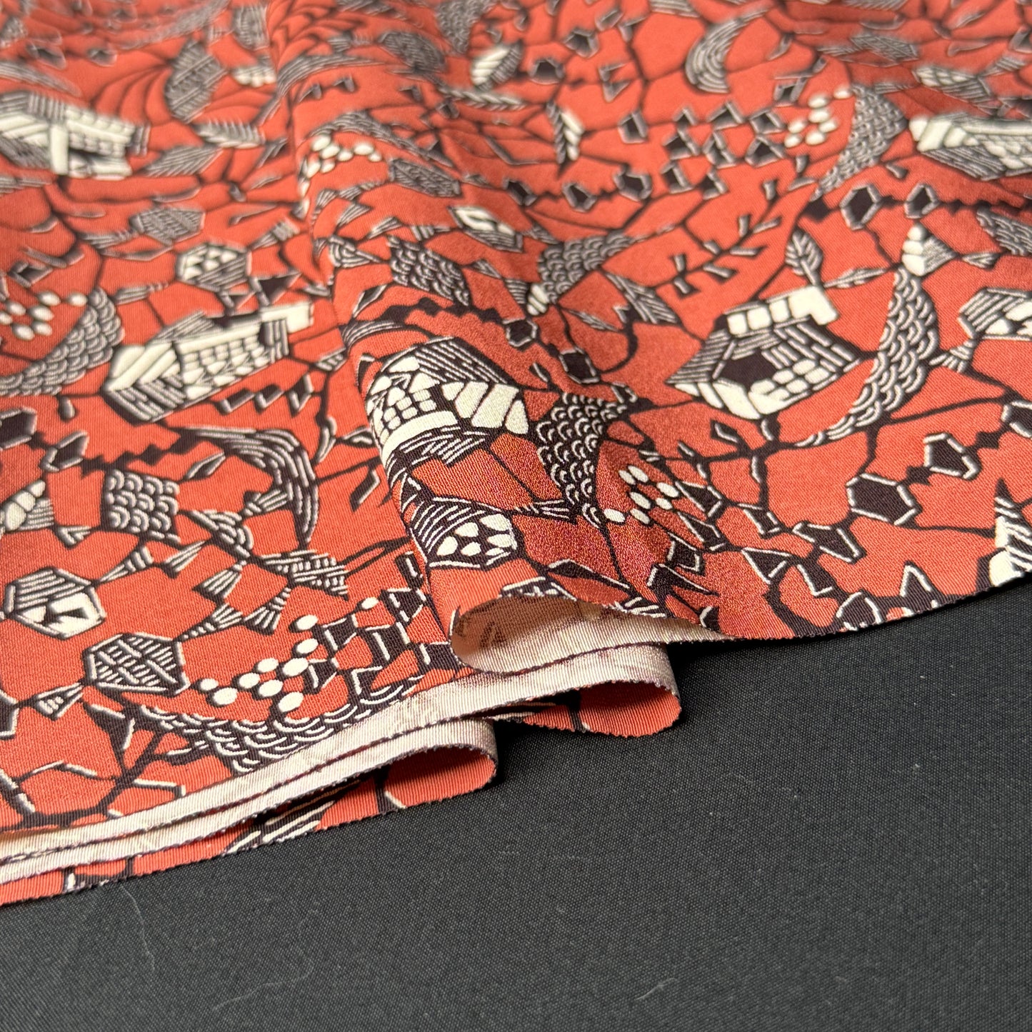 "Hidden Village" Vintage Kimono Yardage