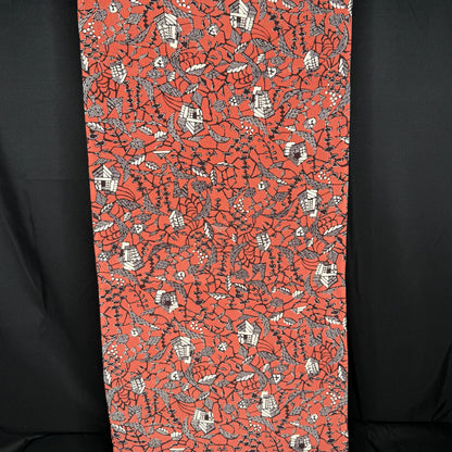 "Hidden Village" Vintage Kimono Yardage