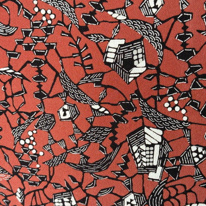 "Hidden Village" Vintage Kimono Yardage