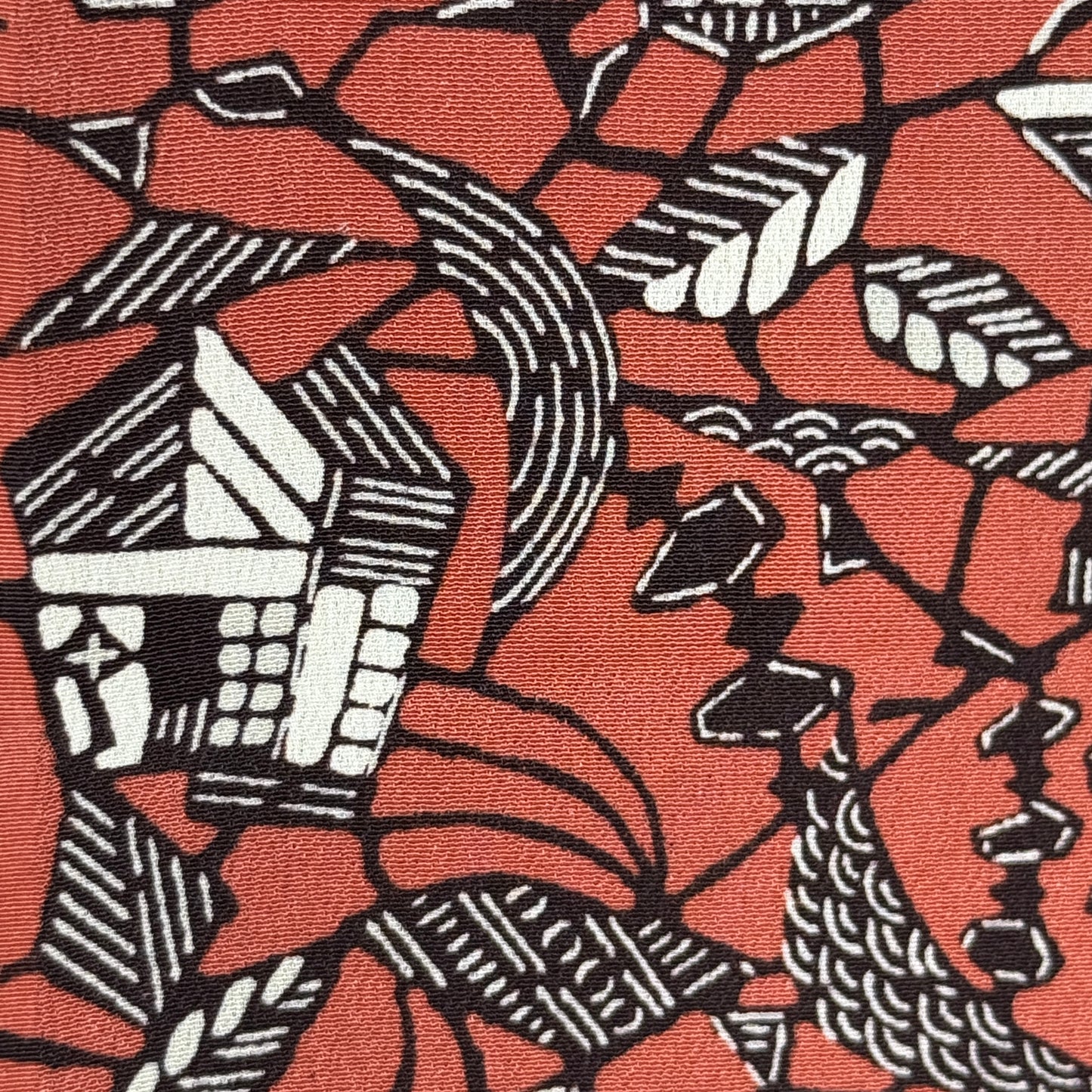 "Hidden Village" Vintage Kimono Yardage