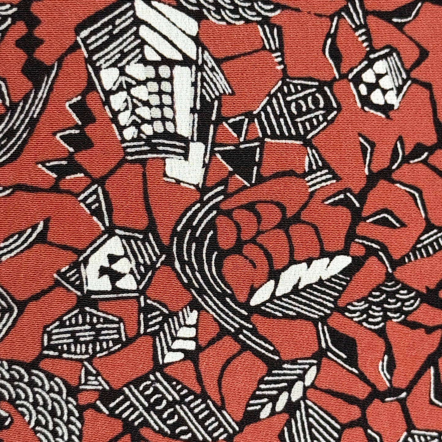 "Hidden Village" Vintage Kimono Yardage