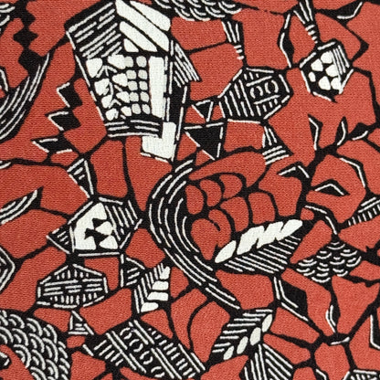 "Hidden Village" Vintage Kimono Yardage