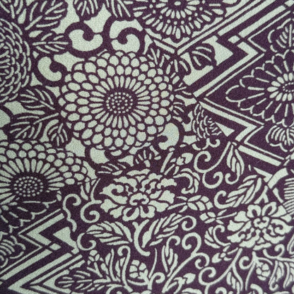 "Garden Tiles" Vintage Kimono Yardage