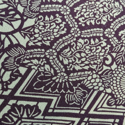 "Garden Tiles" Vintage Kimono Yardage