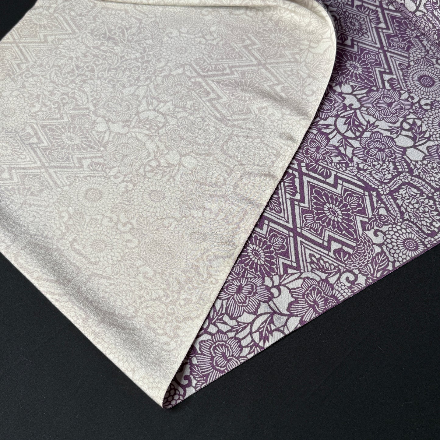 "Garden Tiles" Vintage Kimono Yardage