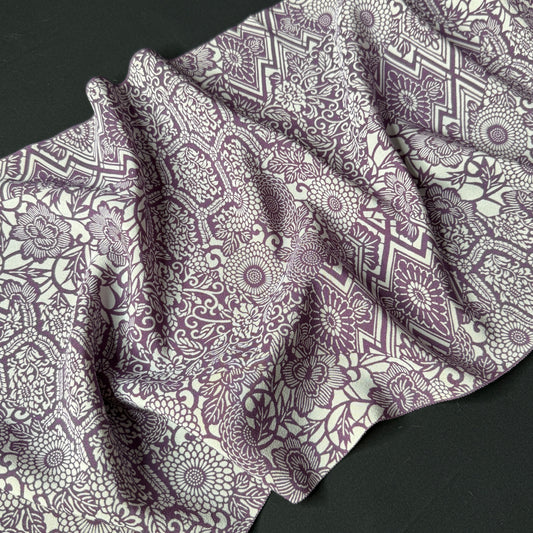"Garden Tiles" Vintage Kimono Yardage