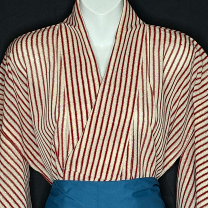 "Peppermint Lane" Vintage Casual Kimono