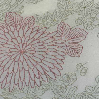 "Frosted Petals" Vintage Casual Kimono