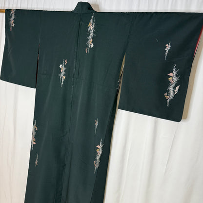 "Evergreen Drifts" Vintage Casual Kimono