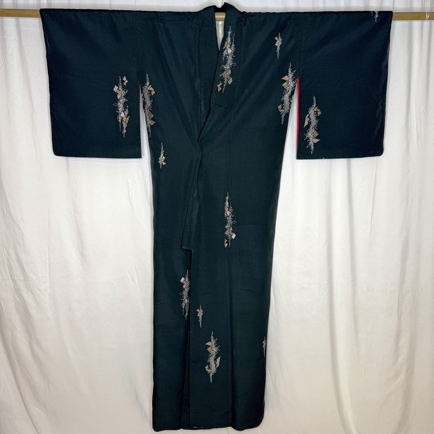 "Evergreen Drifts" Vintage Casual Kimono