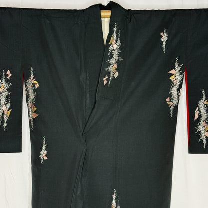 "Evergreen Drifts" Vintage Casual Kimono