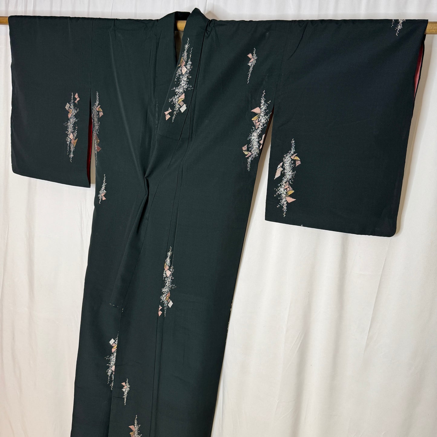 "Evergreen Drifts" Vintage Casual Kimono