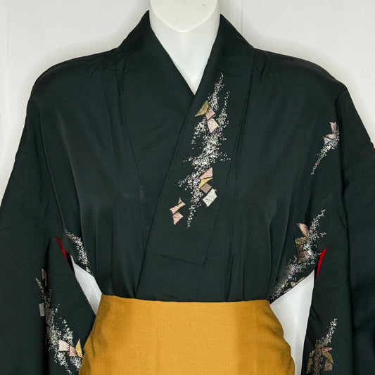 "Evergreen Drifts" Vintage Casual Kimono