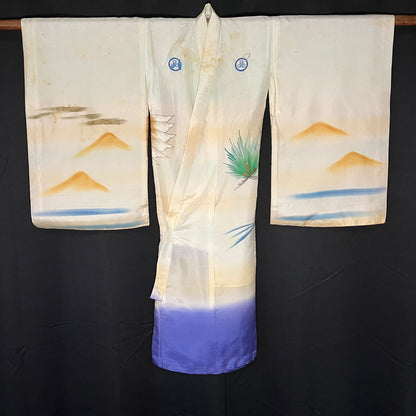 "Single Hawk" Miyamairi Kimono