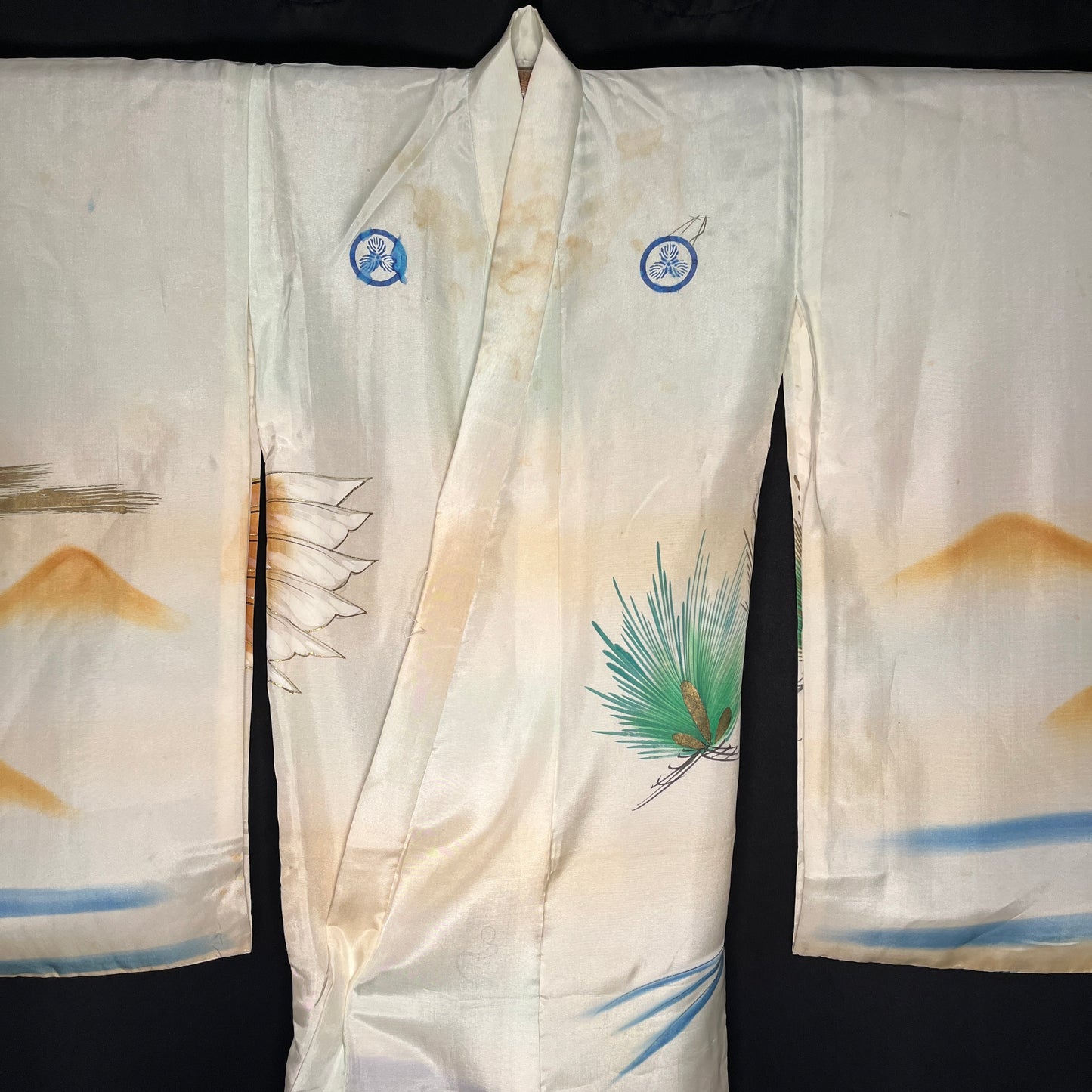 "Single Hawk" Miyamairi Kimono