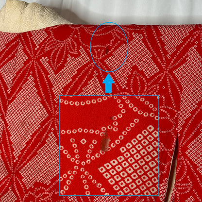 "Red Roses" Vintage Juban Underkimono