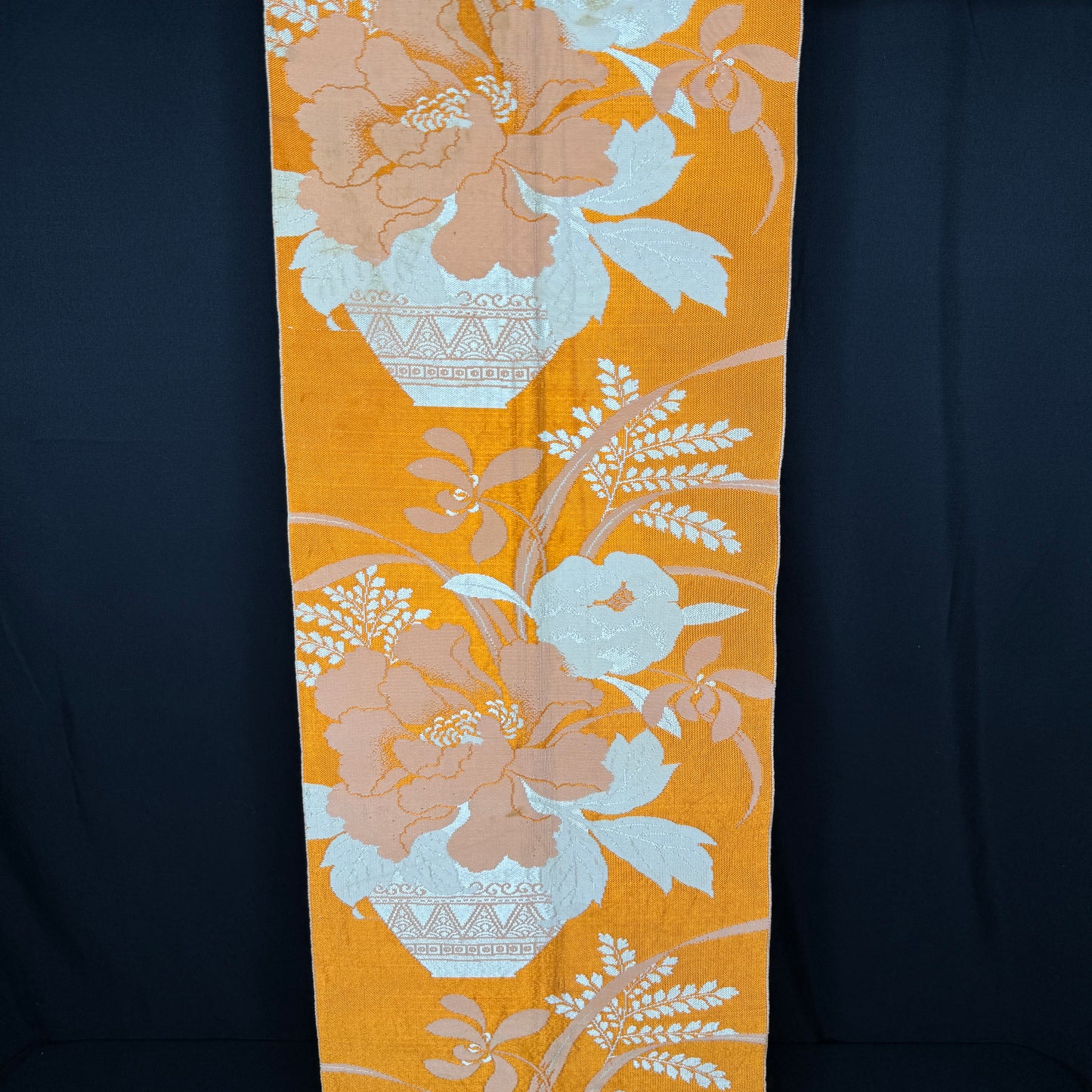 "Peony Ikebana" Vintage Obi BOLT