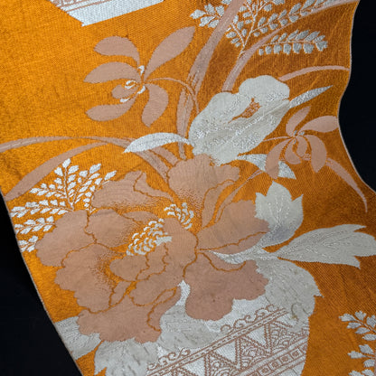 "Peony Ikebana" Vintage Obi BOLT