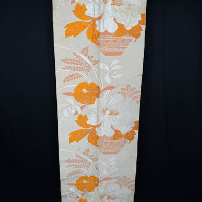 "Peony Ikebana" Vintage Obi BOLT
