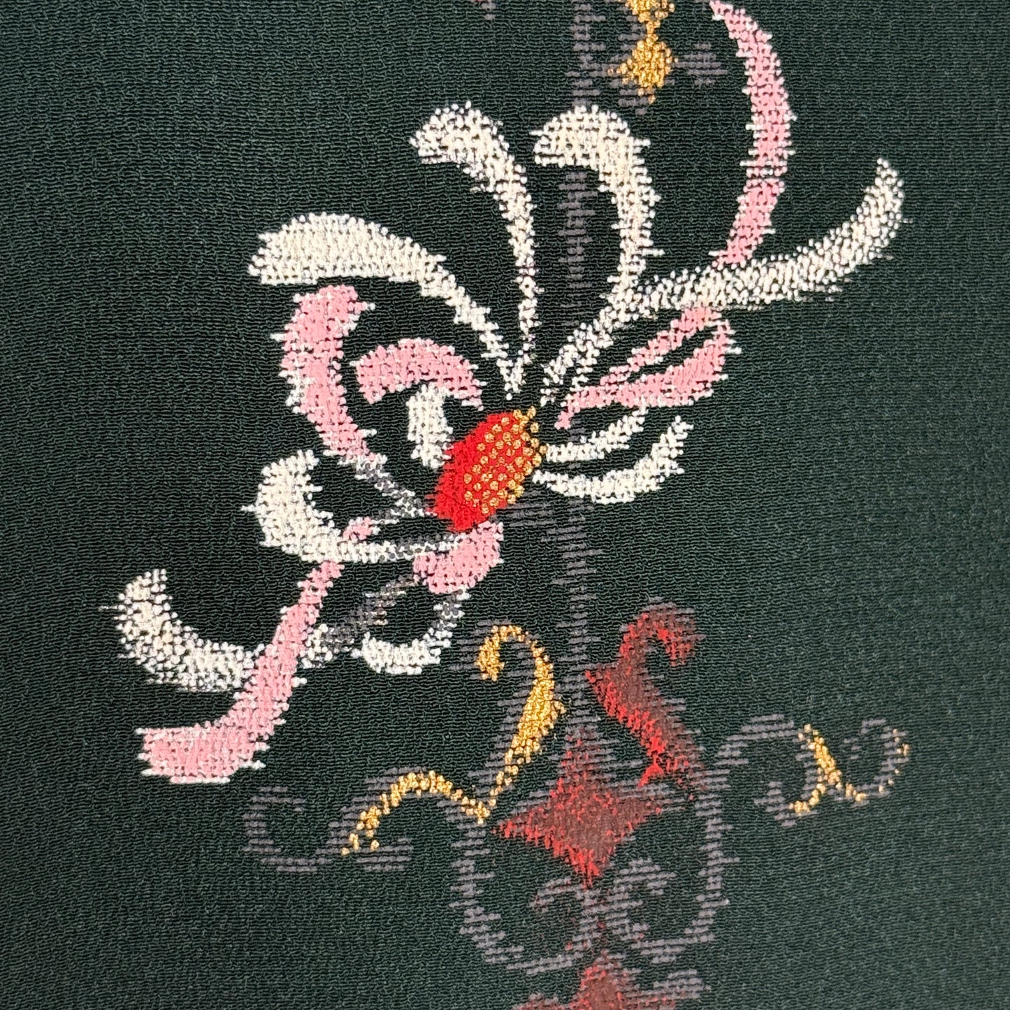 "Spider Mums" Vintage Casual Kimono