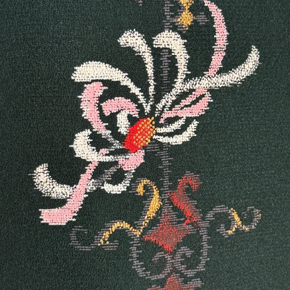 "Spider Mums" Vintage Casual Kimono