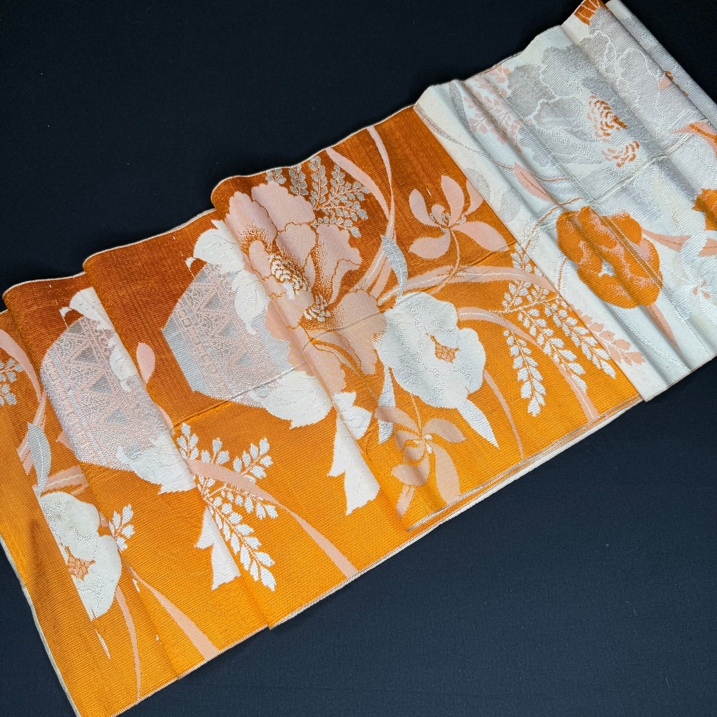 "Peony Ikebana" Vintage Obi BOLT