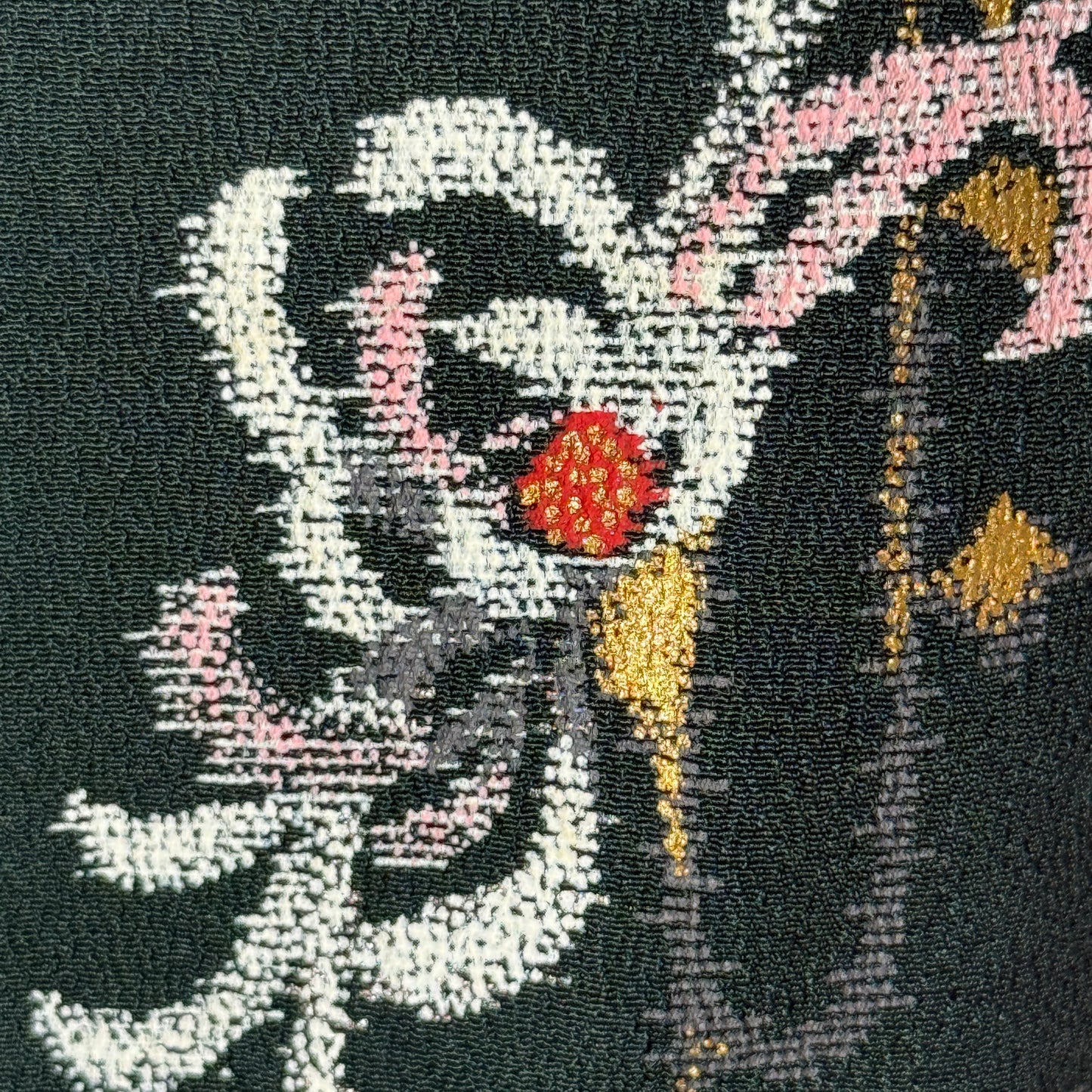 "Spider Mums" Vintage Casual Kimono