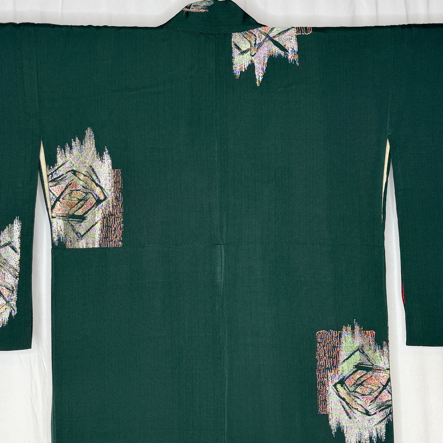 "Abstract Roses" Vintage Casual Kimono