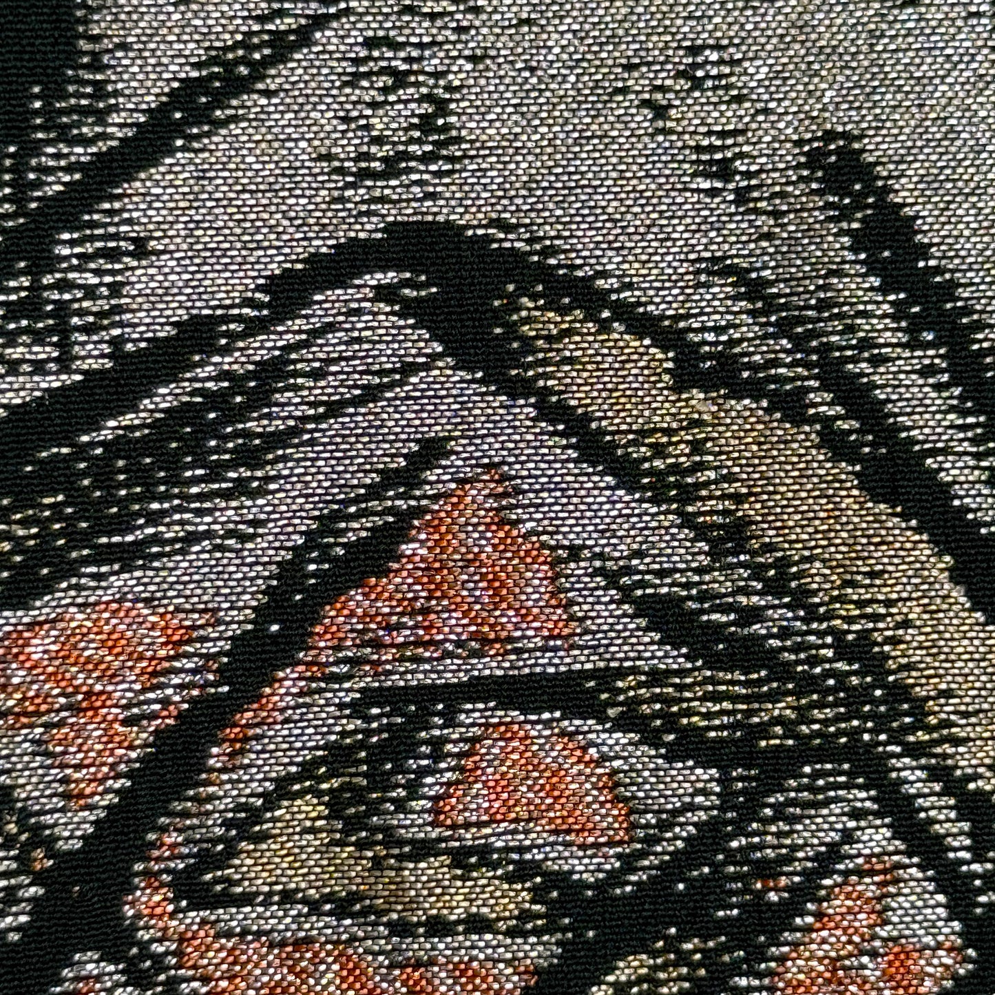 "Abstract Roses" Vintage Casual Kimono