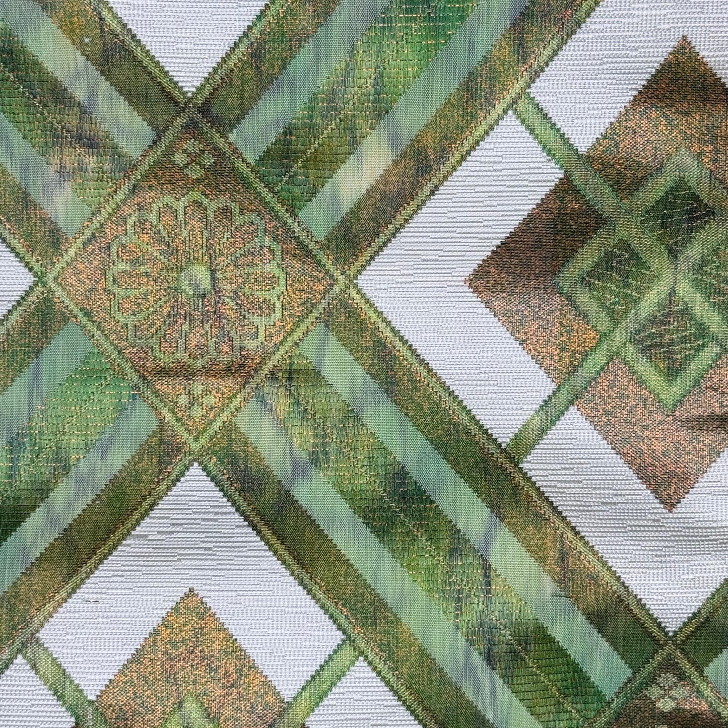 "Green Geometry" Vintage Obi BOLT